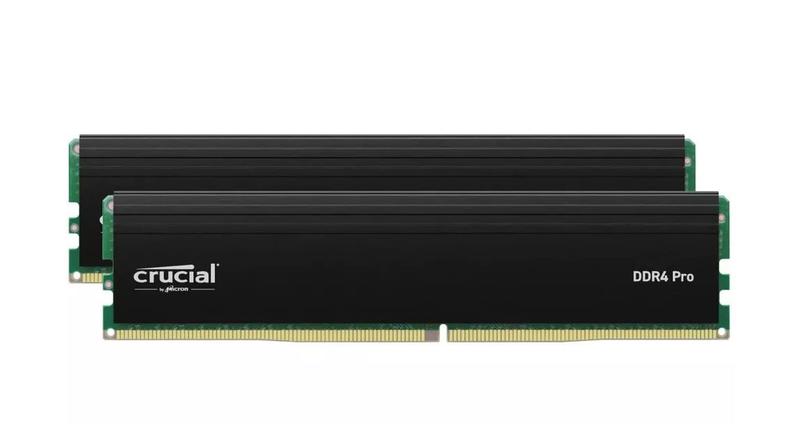 MEMORIA RAM DDR4 PRO 64GB (Kit 2x 32GB) CRUCIAL 3200MHZ - Memória